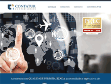Tablet Screenshot of contatur.com.br